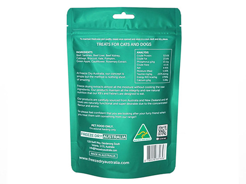 FDA Freeze Dried Beef & Sardine Balls | Shortie Friends