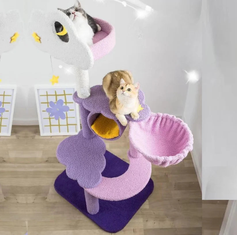 Fantasy Series Brilliant Nebula Cat Tree - 1.50M | Shortie Friends