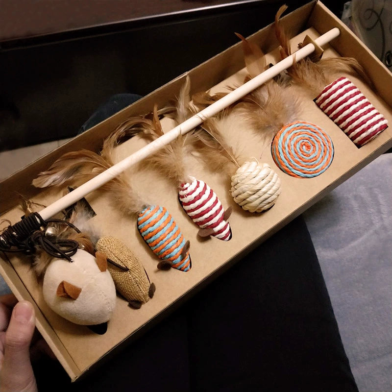 Cat Toy Kit 7 in 1 | Shortie Friends