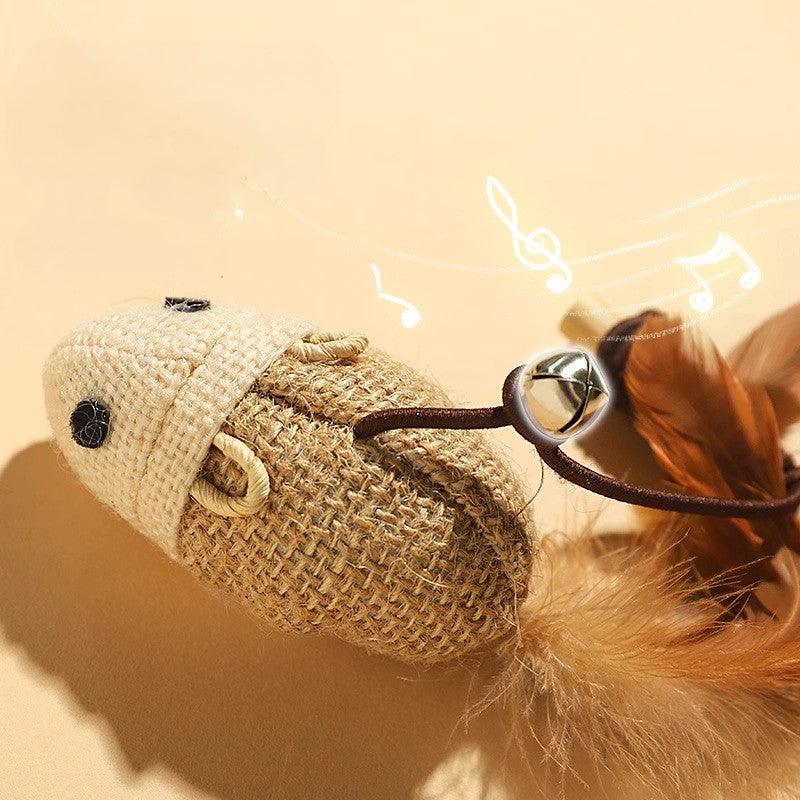 Wooden Stick Cat Teaser Wand | Shortie Friends