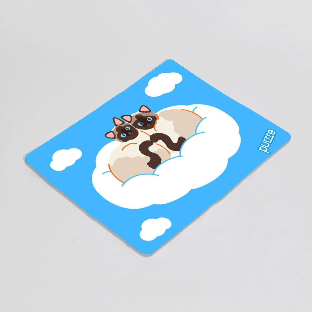 Purrre Cats on Cloud Cooling Mat | Bed - Shortie Friends