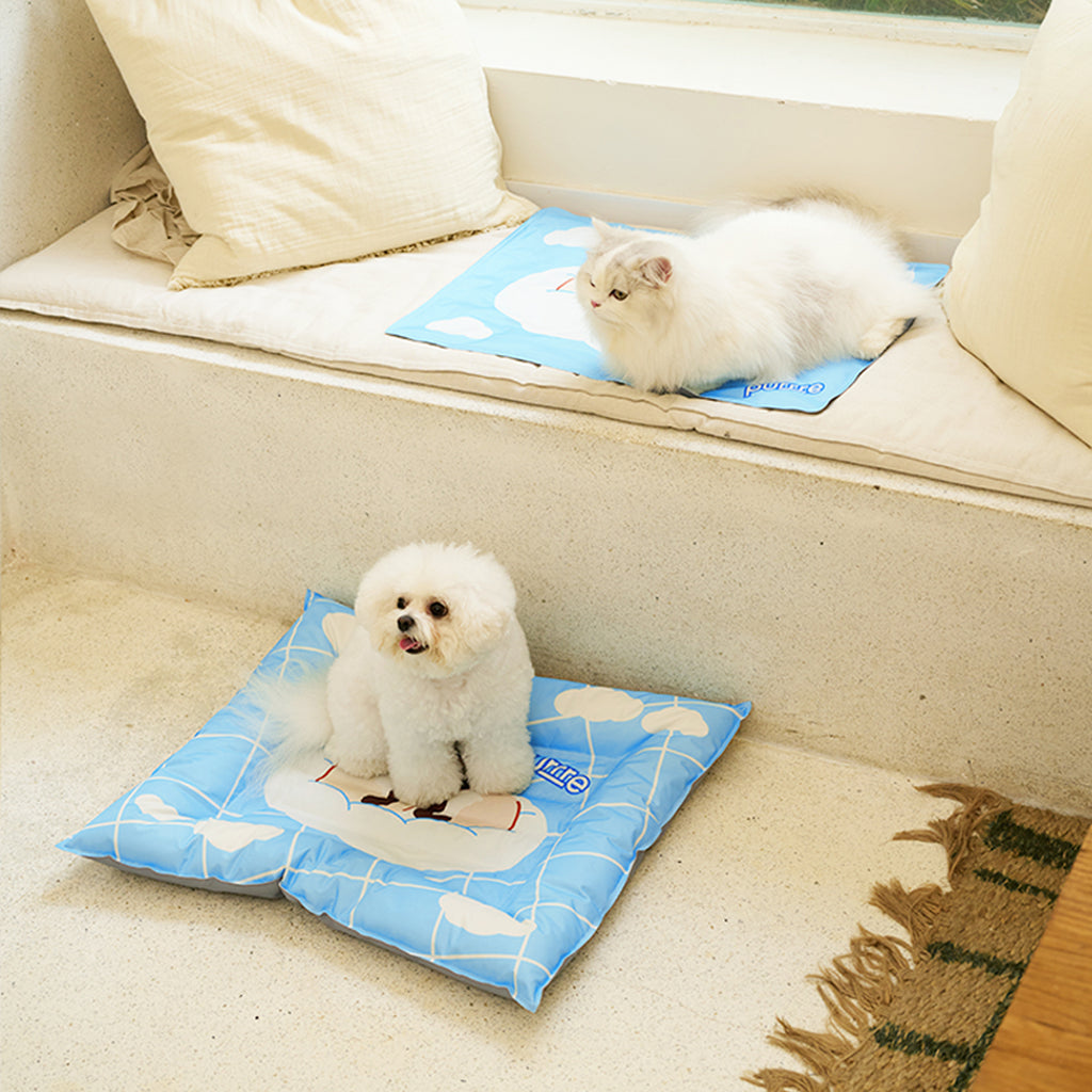 Purrre Cats on Cloud Cooling Mat | Bed - Shortie Friends