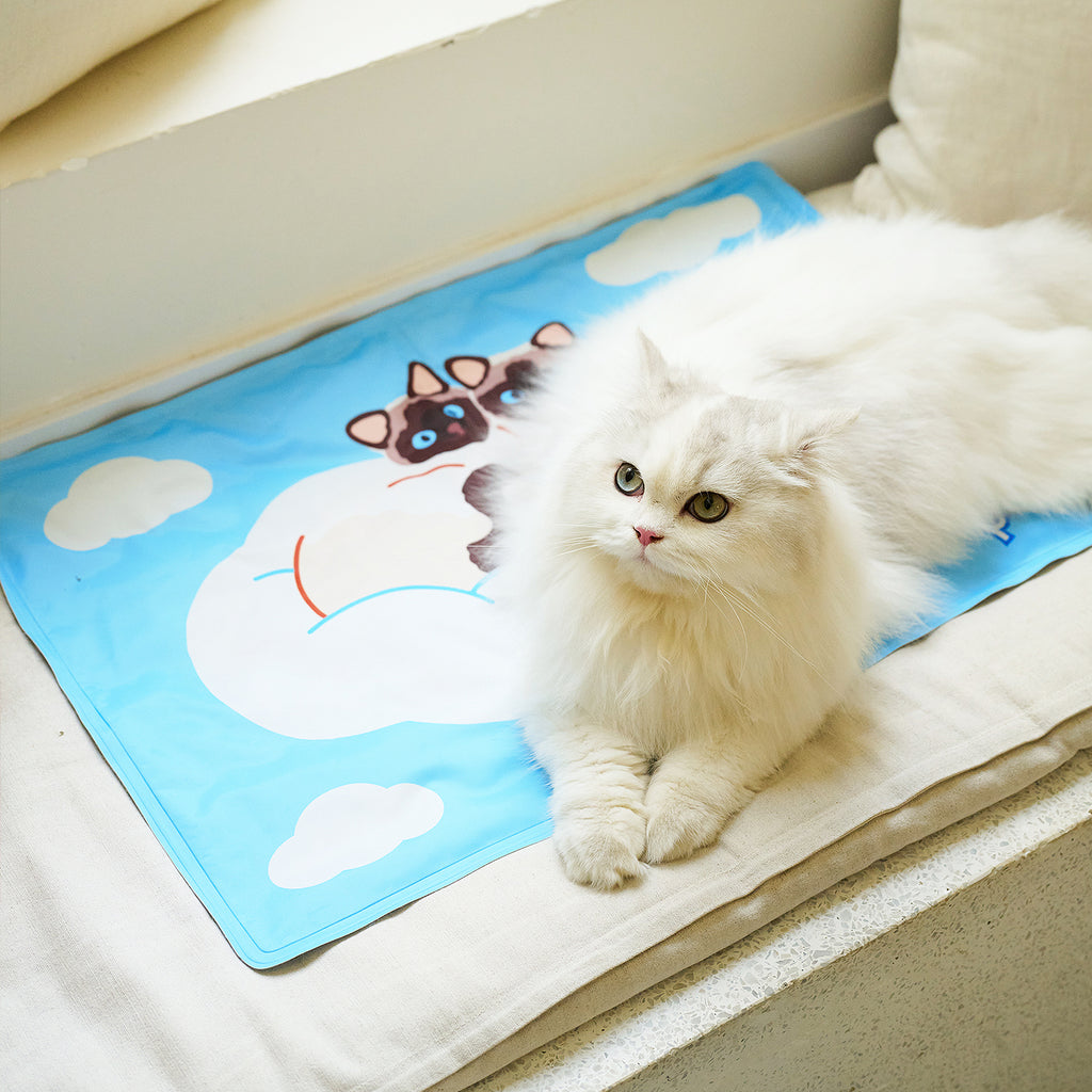 Purrre Cats on Cloud Cooling Mat | Bed - Shortie Friends
