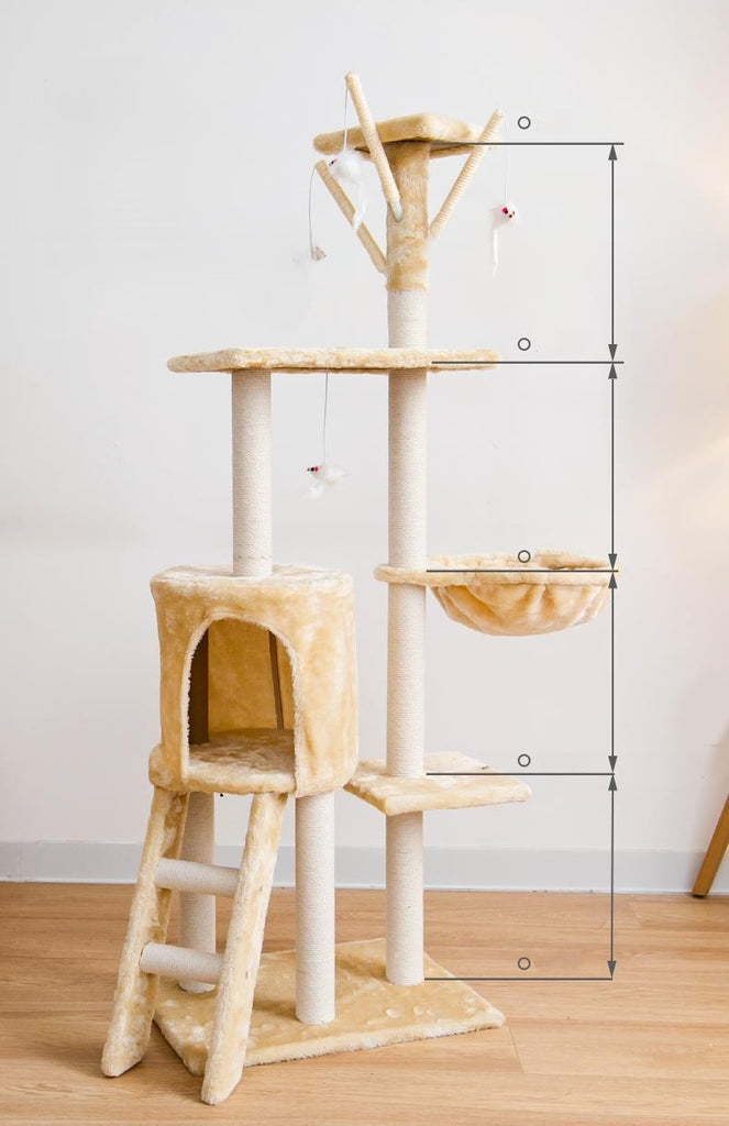 Deluxe 5-Tier Cat Tree | Shortie Friends