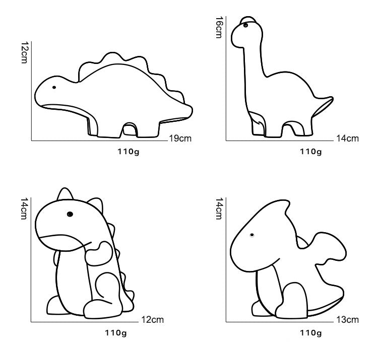 Dog-Toy-Q-MONSTER-Natural-Rubber-Squeaky-Toy-Dinosaur-Interactive-Floating-Toy | Shortie Friends