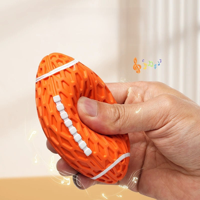 Natural Rubber Football Dog Toy | Shortie Friends