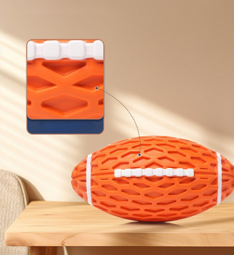 Natural Rubber Football Dog Toy | Shortie Friends