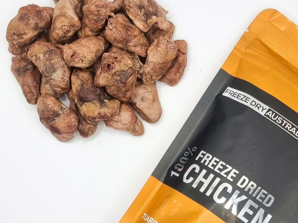 Freeze Dry Australia Freeze Dried Chicken Hearts | Shortie Friends