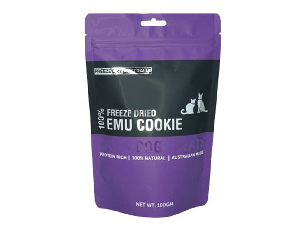 FDA Freeze Dried Emu Cookie | Shortie Friends