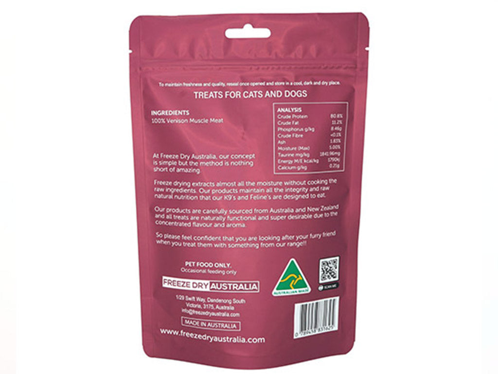 FDA Freeze Dried Venison Cookie | Shortie Friends