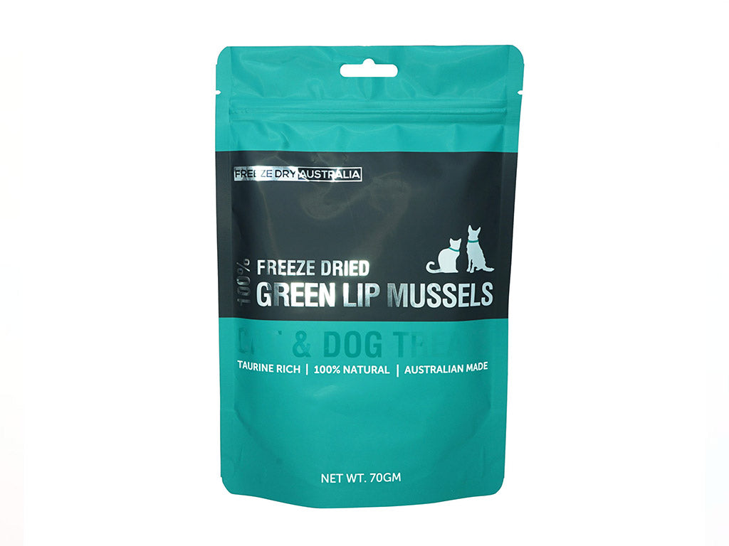 Freeze Dry Australia Freeze Dried Whole Green Lip Mussels | Shortie Friends