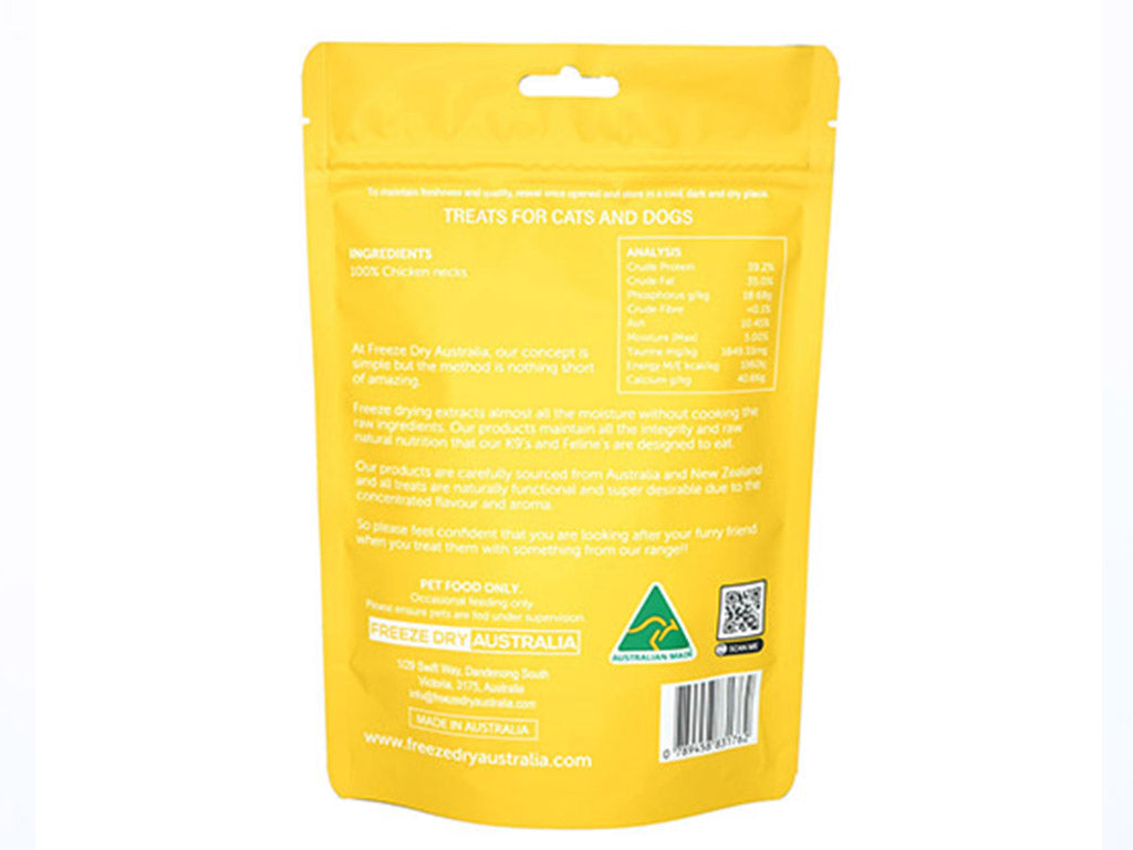 Freeze Dry Australia Freeze Dry Chicken Necks | Shortie Friends