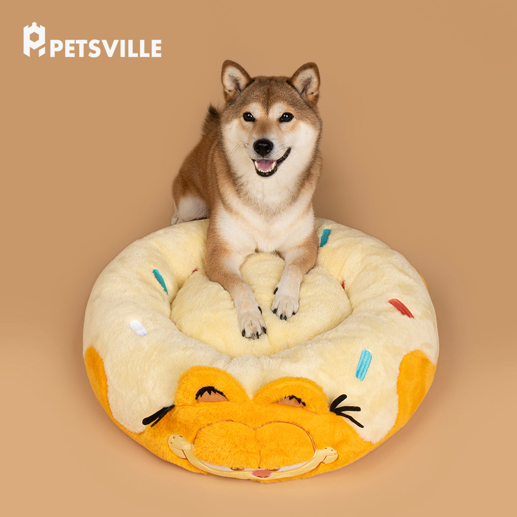 Garfield x Petsville Donut Bed Round | Shortie Friends