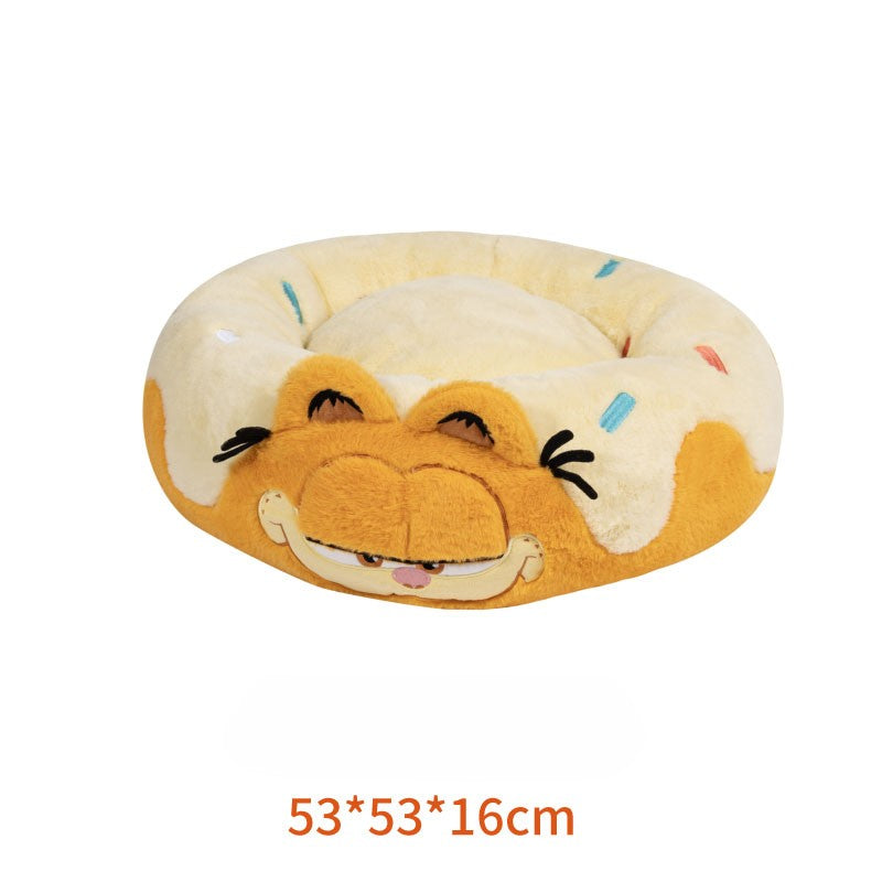 Garfield x Petsville Donut Bed Round | Shortie Friends