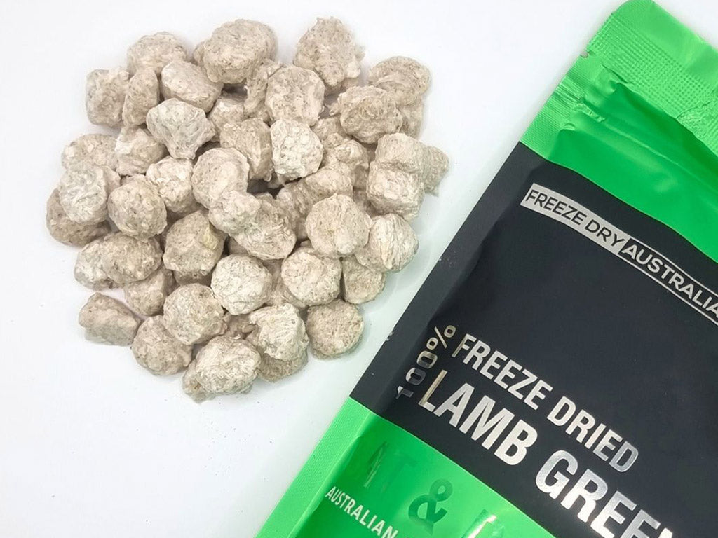Freeze Dry Australia Freeze Dried Lamb Green Tripe | Shortie Friends