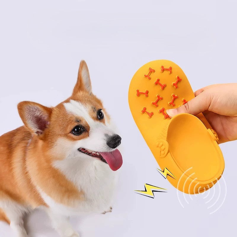 Latex Squeaky Slipper Toy | Shortie Friends