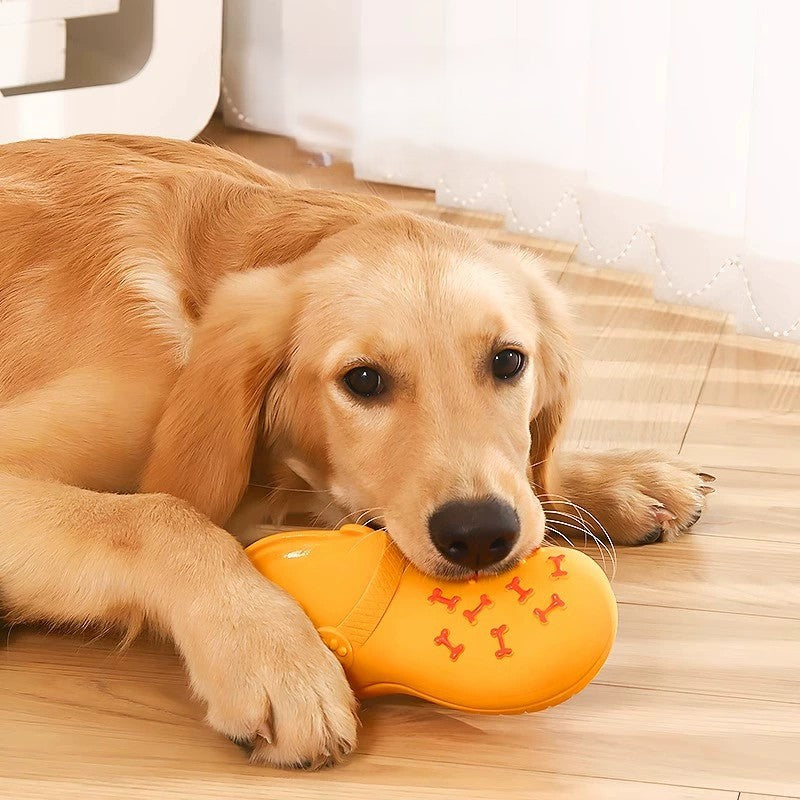 Latex Squeaky Slipper Toy | Shortie Friends