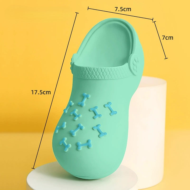 Latex Squeaky Slipper Toy | Shortie Friends