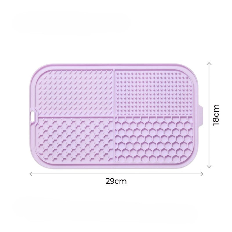 Mango Silicone Slow Feeder Licking Mat - Rectangle | Shortie Friends
