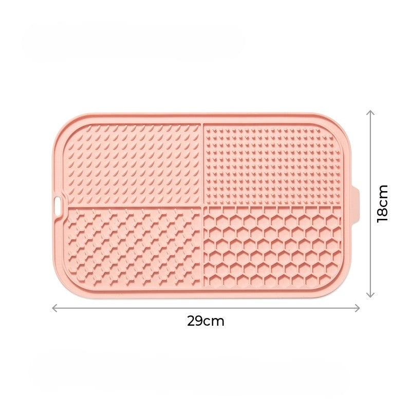 Mango Silicone Slow Feeder Licking Mat - Rectangle | Shortie Friends