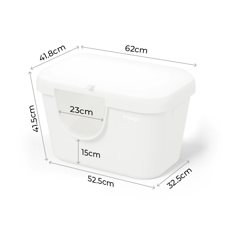 Mango Butter Litter Box Large 61.5 x 41.5mm + Free Scoop | Shortie Friends