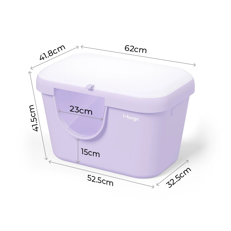 Mango Butter Litter Box Large 61.5 x 41.5mm + Free Scoop | Shortie Friends