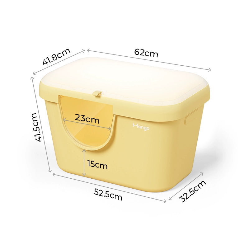Mango Butter Litter Box Large 61.5 x 41.5mm + Free Scoop | Shortie Friends