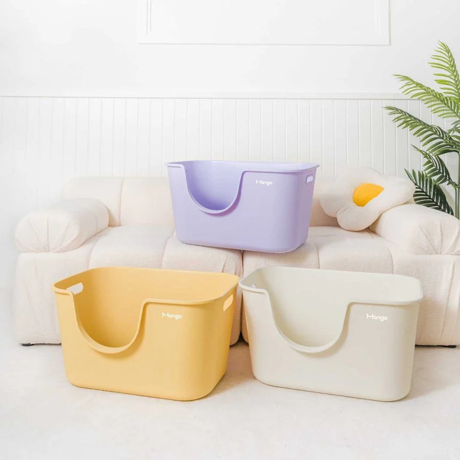 Mango Butter Litter Box Large 61.5 x 41.5mm + Free Scoop | Shortie Friends