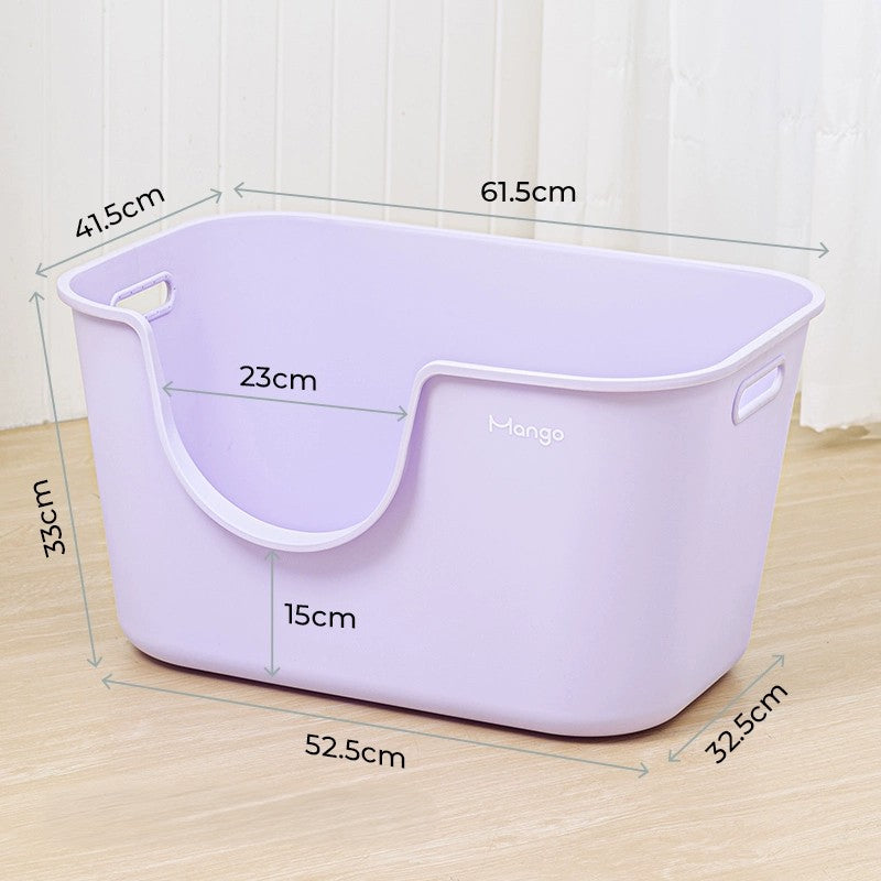 Mango Butter Litter Box Large 61.5 x 41.5mm + Free Scoop | Shortie Friends