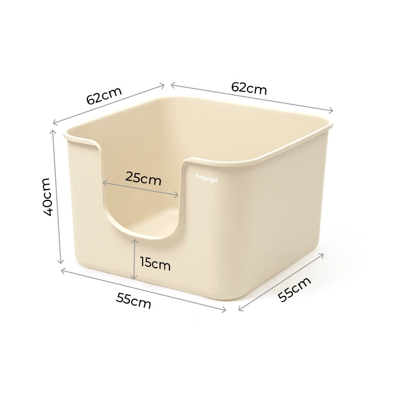 Mango Cube Litter Box Extra Large 62 x 62cm | Shortie Friends