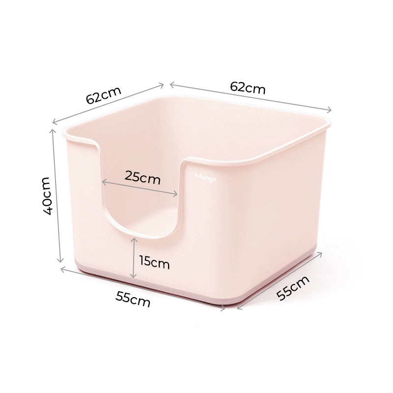 Mango Cube Litter Box Extra Large 62 x 62cm | Shortie Friends