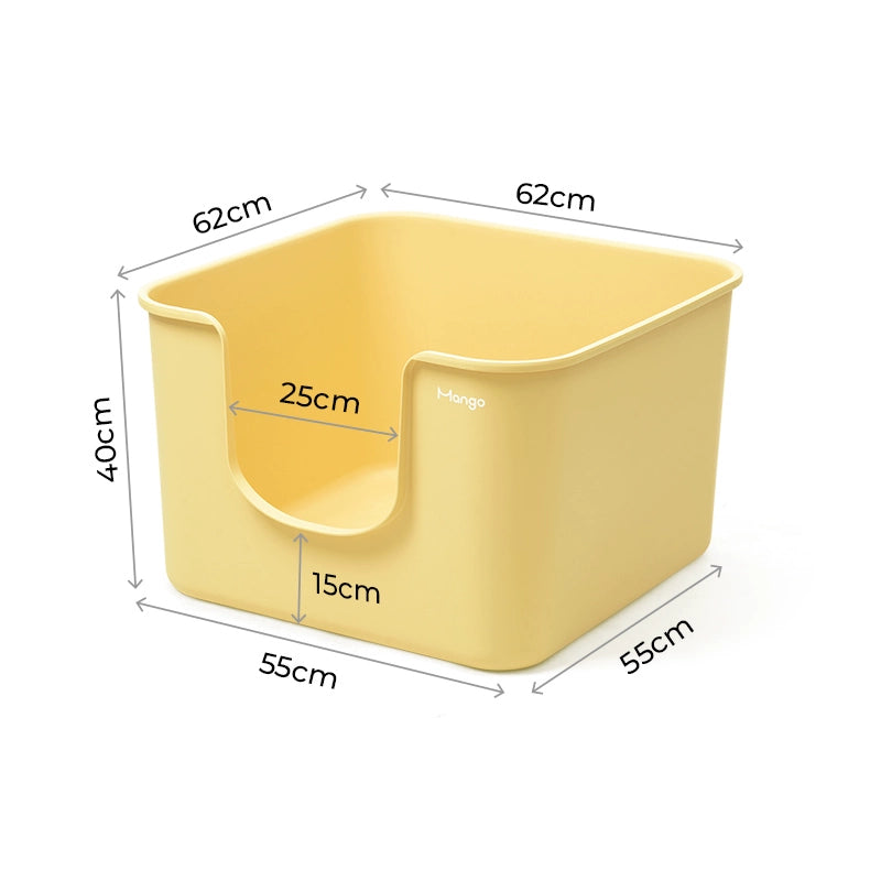 Mango Cube Litter Box Extra Large 62 x 62cm | Shortie Friends