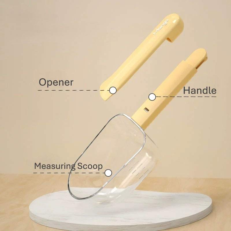 Mango Multifunctional Pet Measuring Scoop | Shortie Friends