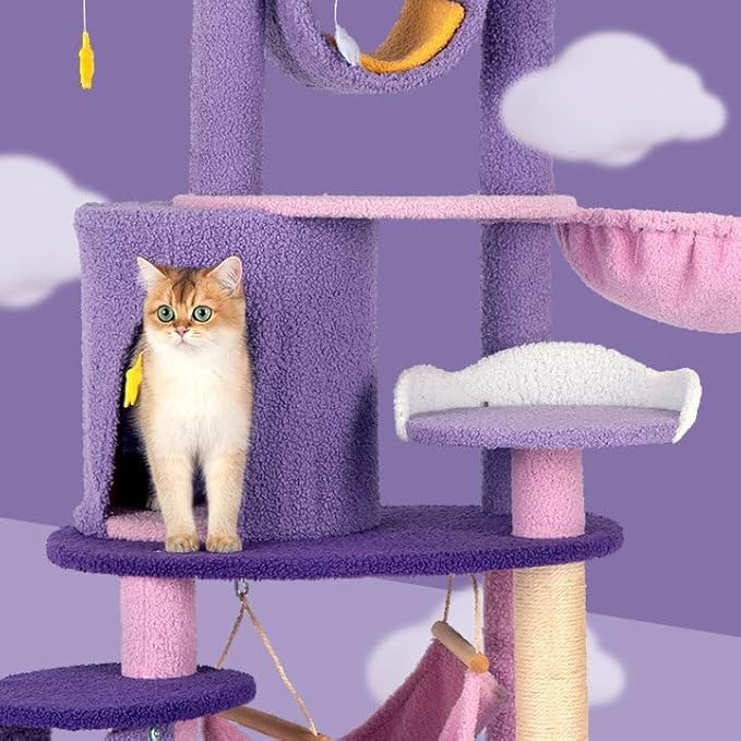 Fantasy Series&nbsp;Nebula Paradise Cat Tree - 1.40M | Shortie Friends