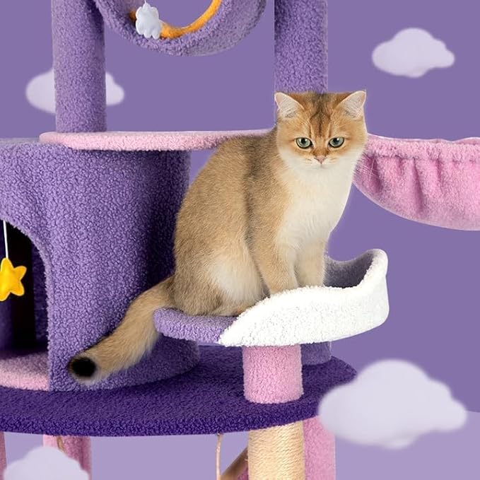 Fantasy Series&nbsp;Nebula Paradise Cat Tree - 1.40M | Shortie Friends