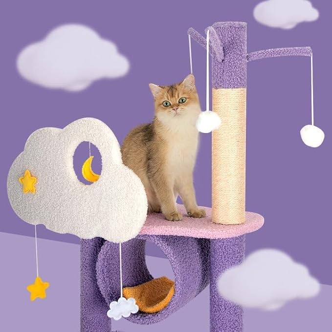 Fantasy Series&nbsp;Nebula Paradise Cat Tree - 1.40M | Shortie Friends