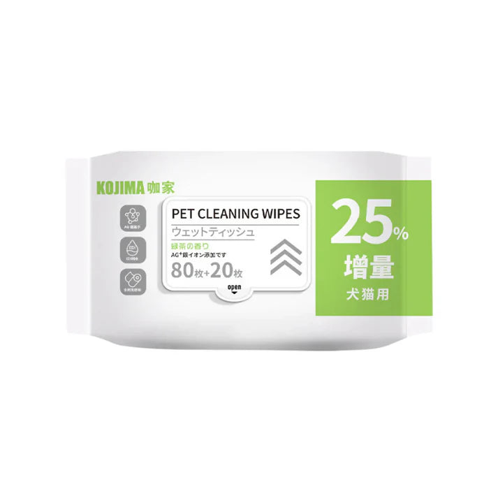 Kojima Pet Wet Wipes 100pcs | Shortie Friends