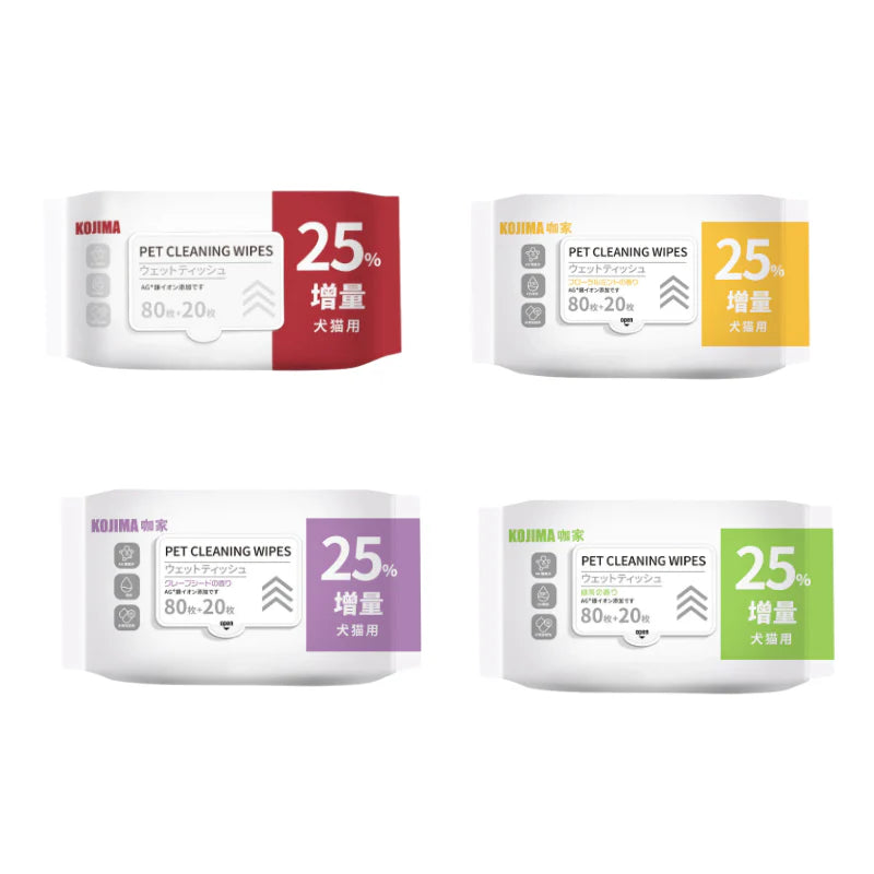 Kojima Pet Wet Wipes 100pcs | Shortie Friends