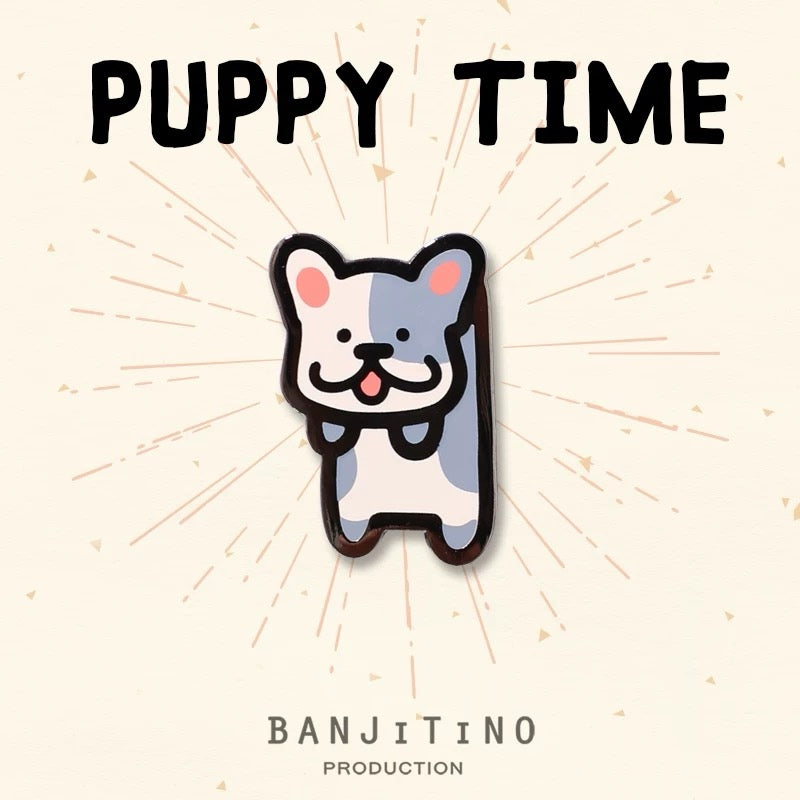 Puppy Time Dangling Puppy Magnet | Shortie Friends