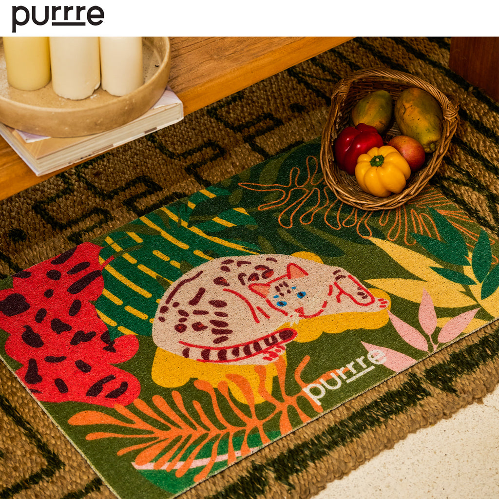 Purrre Litter Trapping Floor Mat | Shortie Friends