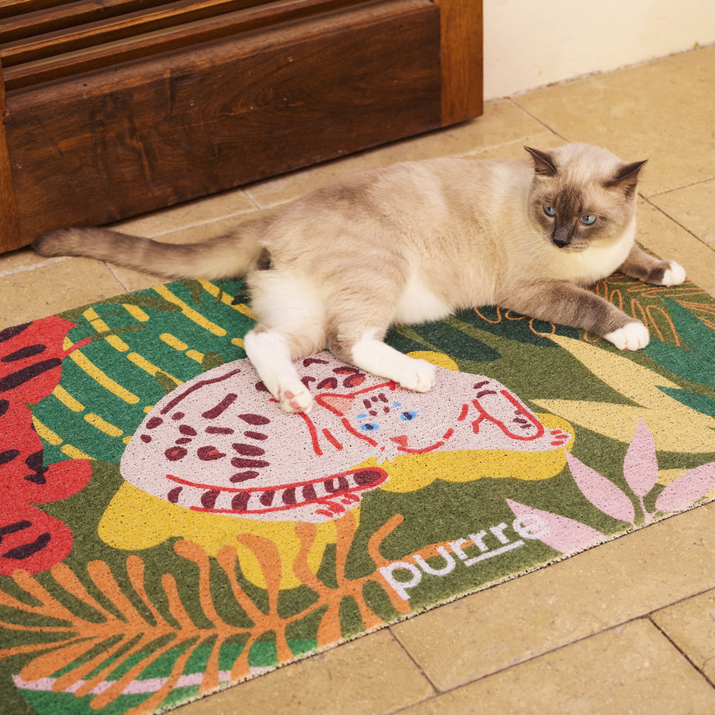 Purrre Litter Trapping Floor Mat | Shortie Friends