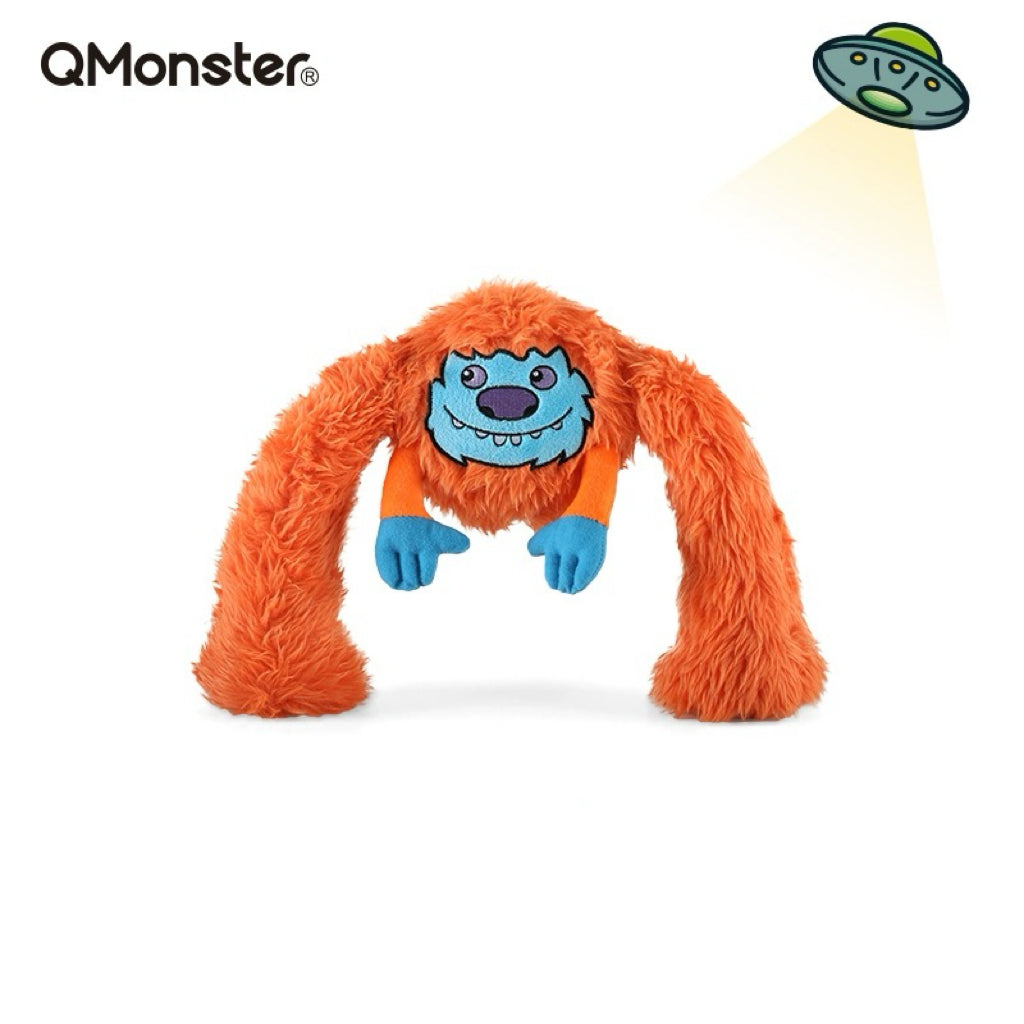 QMonster Long Legged Squeaking Plush Toy | Shortie Friends