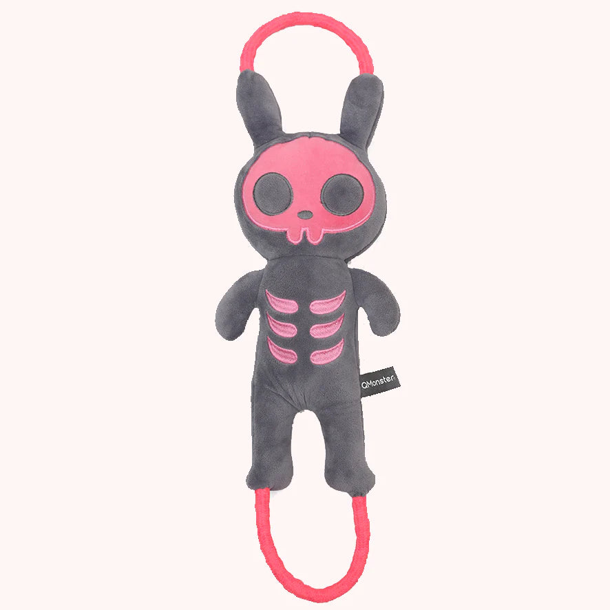 Q Monster Shake Handhandle Skull Dog Toy | Shortie Friends