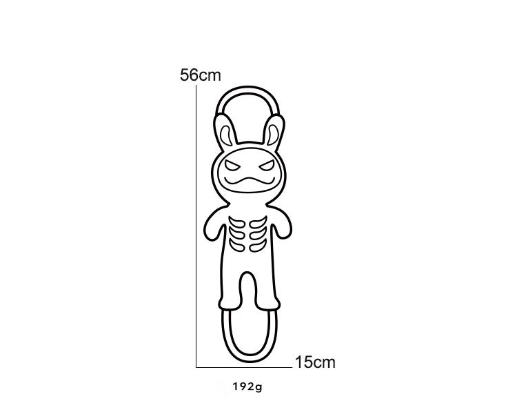 Q Monster Shake Handhandle Skull Dog Toy | Shortie Friends