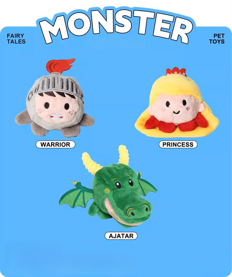 QMonster Fairy Tales Squeaking Bounce Toy | Shortie Friends