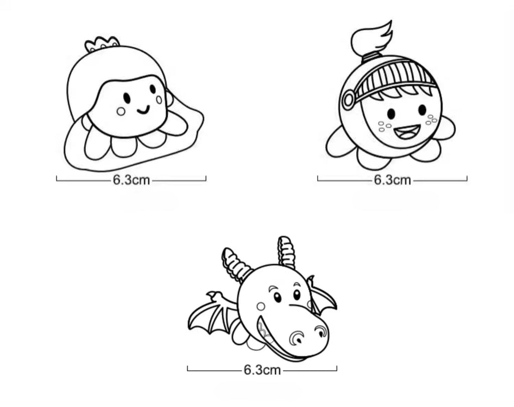 QMonster Fairy Tales Squeaking Bounce Toy | Shortie Friends