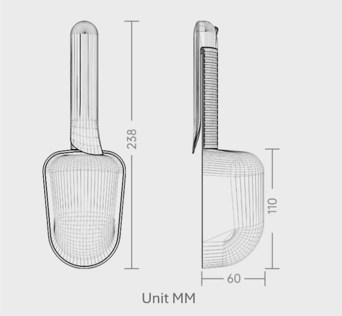 Mango Multifunctional Pet Measuring Scoop | Shortie Friends