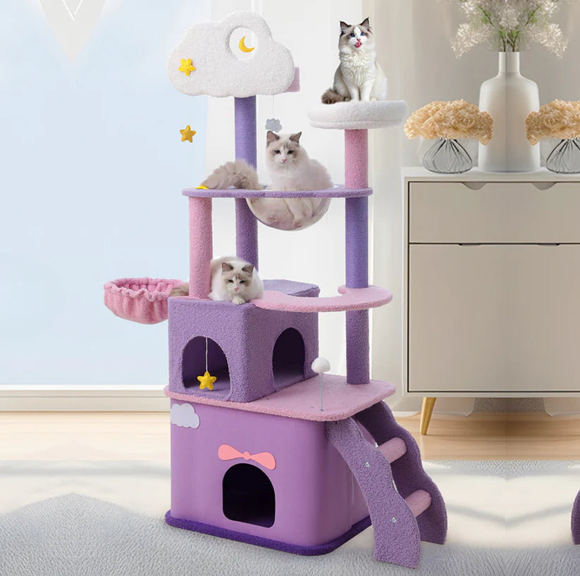 Fantasy Series Tales of the Nebula Cat Tree - 1.70M | Shortie Friends