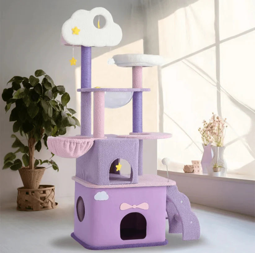 Fantasy Series Tales of the Nebula Cat Tree - 1.70M | Shortie Friends