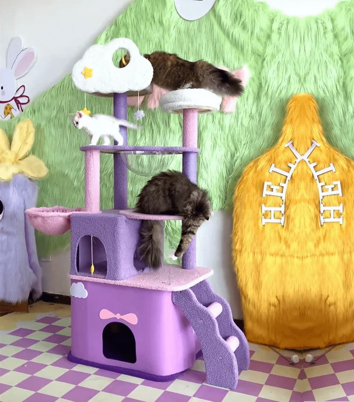 Fantasy Series Tales of the Nebula Cat Tree - 1.70M | Shortie Friends